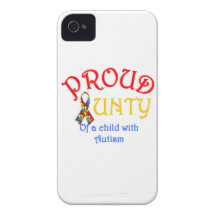 Tante fière Autism Coque Case-Mate iPhone 4