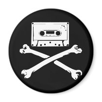 Taping à la maison de piraterie de bande et de pir magnets