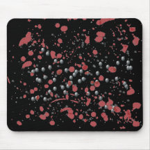 Tapis de souris argenté de graphique de globes