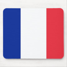 Tapis de souris avec le drapeau de la France