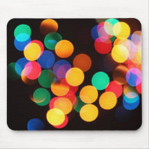 Tapis de souris brouillé de lumières