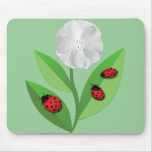 Tapis de souris de 3 coccinelles
