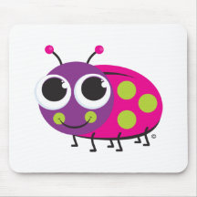 Tapis de souris de coccinelle