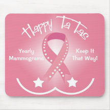 Tapis de souris de conscience de cancer du sein