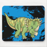 Tapis de souris de dinosaure de Triceratops