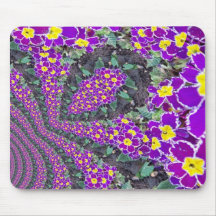 Tapis de souris de fleur de fractale