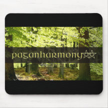 Tapis de souris de forêt de PaganHarmony
