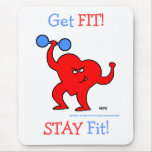 Tapis de souris de forme physique de motivation d'