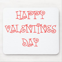 Tapis de souris de heureuse Sainte-Valentin