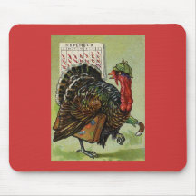 Tapis de souris de la Turquie de thanksgiving
