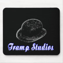 Tapis de souris de logo de studios de bruit de pas