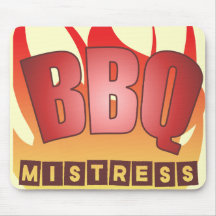 Tapis de souris de maîtresse de BBQ