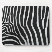 Tapis de souris de motif de rayure de zèbre