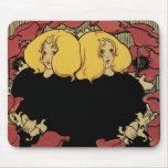 Tapis de souris de Nouveau d'art de jumeaux