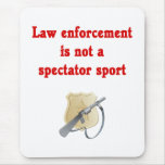 Tapis de souris de police