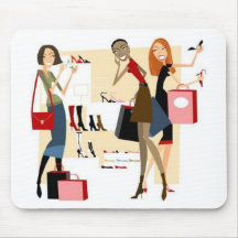 Tapis de souris de Shopaholic