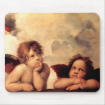 Tapis de souris de Sistine Madonna d'anges de Raph