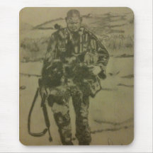 Tapis de souris "de soldat américain"