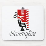 Tapis de souris de styliste en coiffure