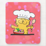 Tapis de souris drôle drôle de chef de la bande de