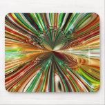 Tapis de souris `` Green Cristal son Flower´´