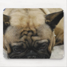 Tapis de souris mignon de bouledogue français