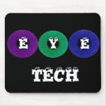 Tapis de souris multicolore de "technologie d'oeil