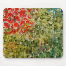Tapis de souris précieux de pavots