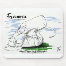 Tapis de souris Scorfel bouteille