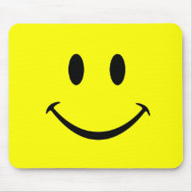 tapis de souris souriant de visage