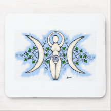 Tapis de souris triple de déesse