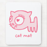 tapis Mousepad de chat de Chat-un-portier Tapis De Souris
