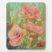 Tapis Souris Coquelicots Tapis De Souris