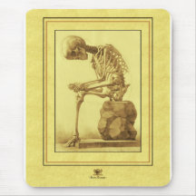 Tapis squelettique de souris tapis de souris