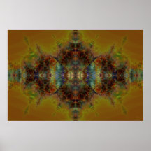 Tapisserie d'or affiche