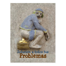 ~ Tarjeta de Caca de Oro postal/Invitación Carte Postale