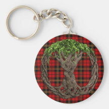 Tartan de Brodie de clan et arbre de Celtc de la v Porte-clef