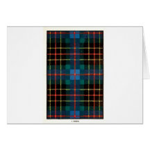 TARTAN DE FAMILLE DE BRODIE CARTE DE VŒUX