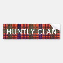 Tartan d'écossais de Huntly Autocollants Pour Voiture