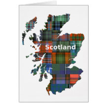 Tartan multi de carte de l'Ecosse
