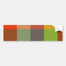Tartan rouge, bleu, rose, pourpre, d'orange et de  autocollants pour voiture