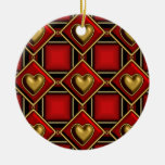 Tartan Valentine Ornements De Noël
