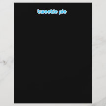 Tarte de Tweetie Prospectus Personnalisés