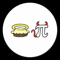 Tarte et diable pi d'ange autocollants