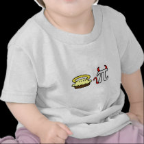 Tarte et diable pi d'ange t-shirts