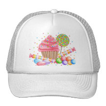 Tartes de bonbon à lucette de sucrerie de petit gâ casquettes