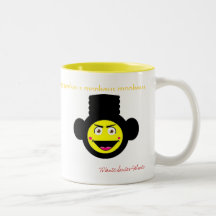 Tasse 15oz. de singe de Haut-Dessus