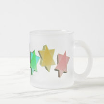 tasse 3d givrée par étoile de David