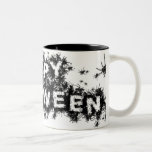 Tasse à deux tons d'araignée heureuse de Halloween
