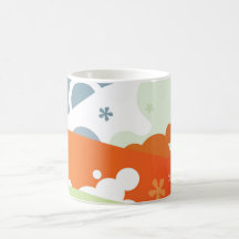 Tasse abstraite atomique